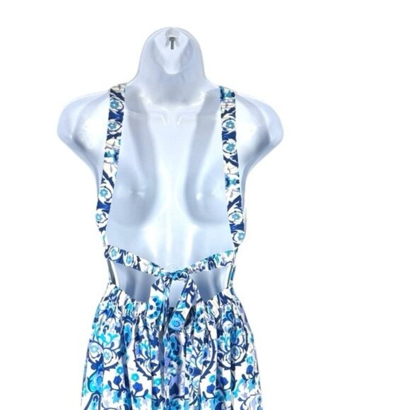 Cara Cara Colomba Floral Maxi Dress Size L NWT – Open Back Cotton Poplin - Picture 7 of 10